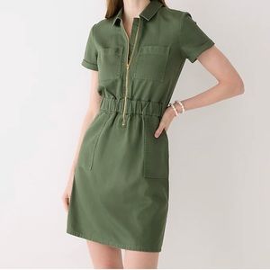 J.Crew Zip Front Chino Dress NWT (never worn) size 8